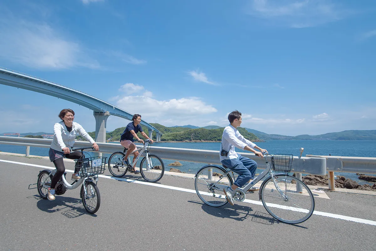 自転車で島を駆け巡ろう