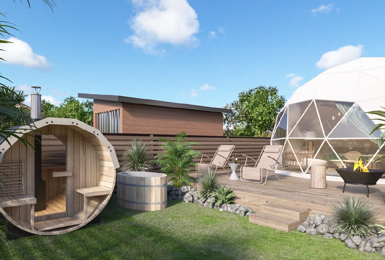 GRAX sauna yard