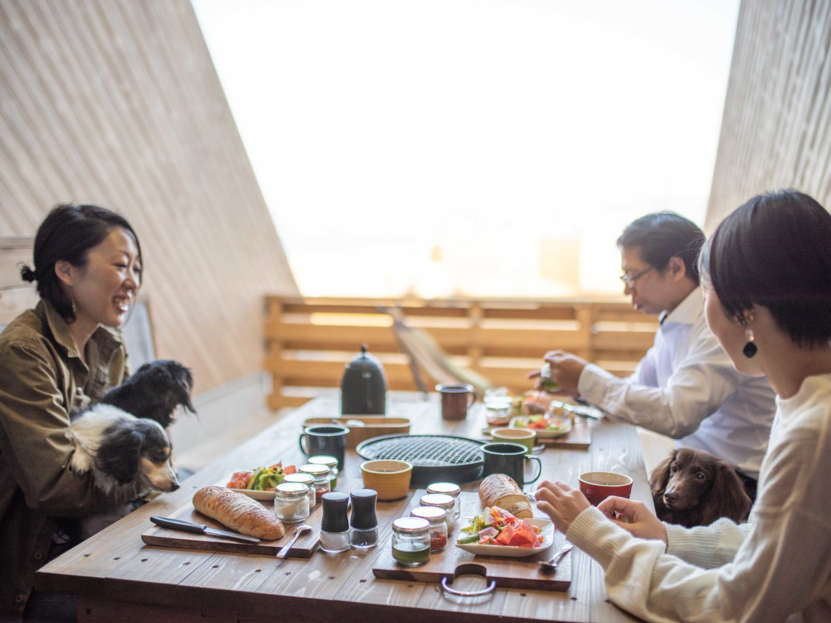 ワンちゃんと一緒にロッジにお泊まり！お部屋でBBQ＆天然芝ドッグランを楽しもう！【部屋食：二食付】