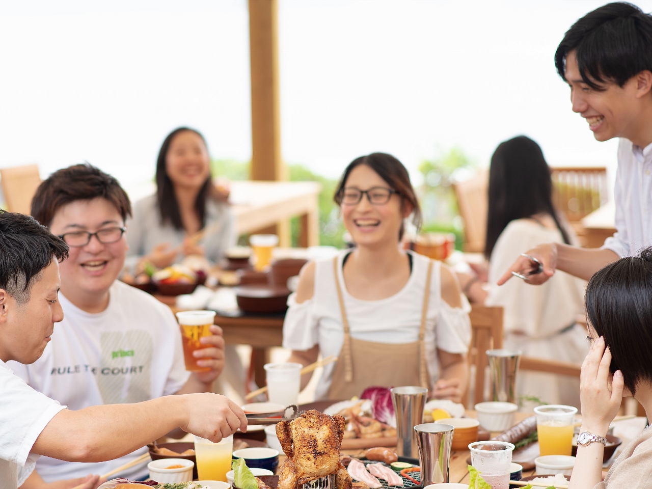 ＼お日にち限定・九州割！／開放感抜群の海辺のオープンデッキで楽しむ食べ放題BBQプラン