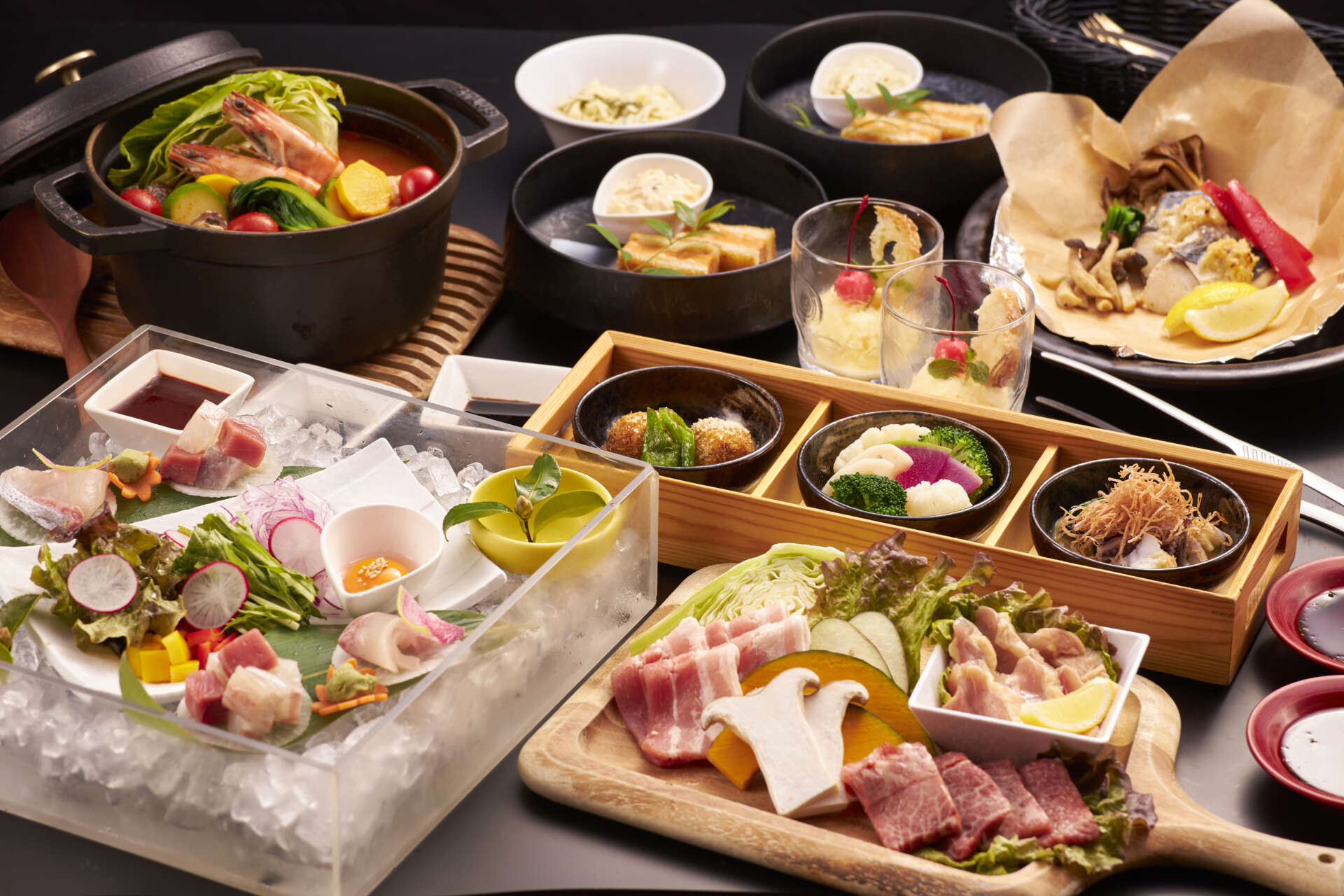 【日帰りディナー・グリルコース】季節の味覚を堪能するグリルコース